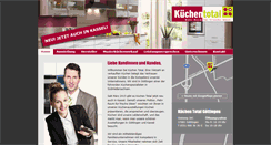 Desktop Screenshot of kuechen-total.de