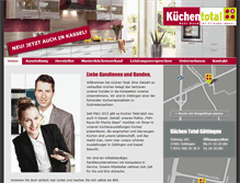 Tablet Screenshot of kuechen-total.de